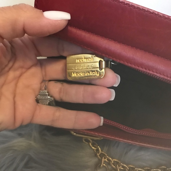 💯% Authentic Moschino Red Clutch Cosmetic Handbag - Picture 11 of 16